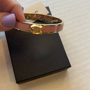 NWT Coach Clap Bracelet With Coach Logo
